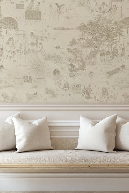 Papier Peint DOG TALES Egyptian Cotton