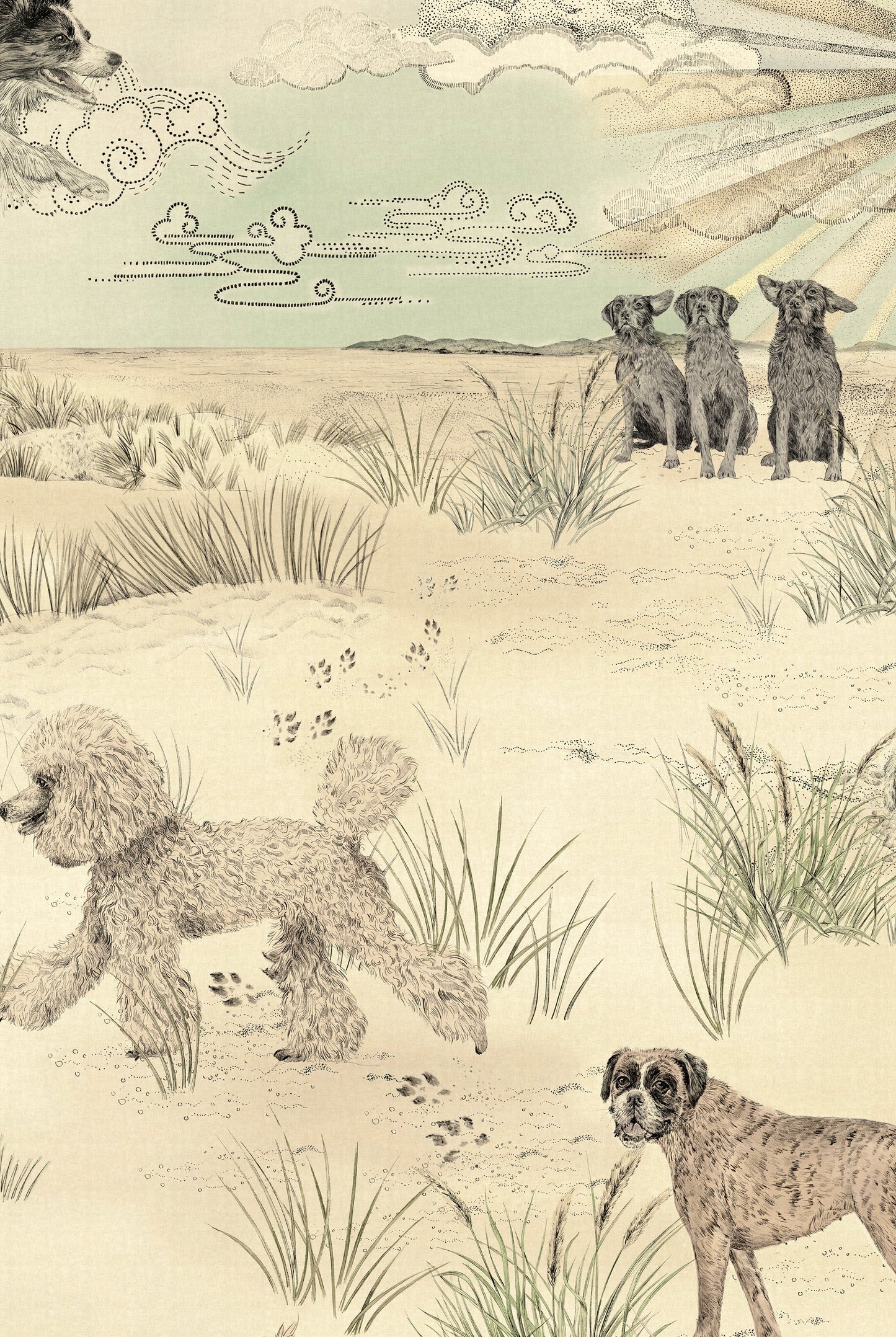 Papier Peint DOG TALES Storybook