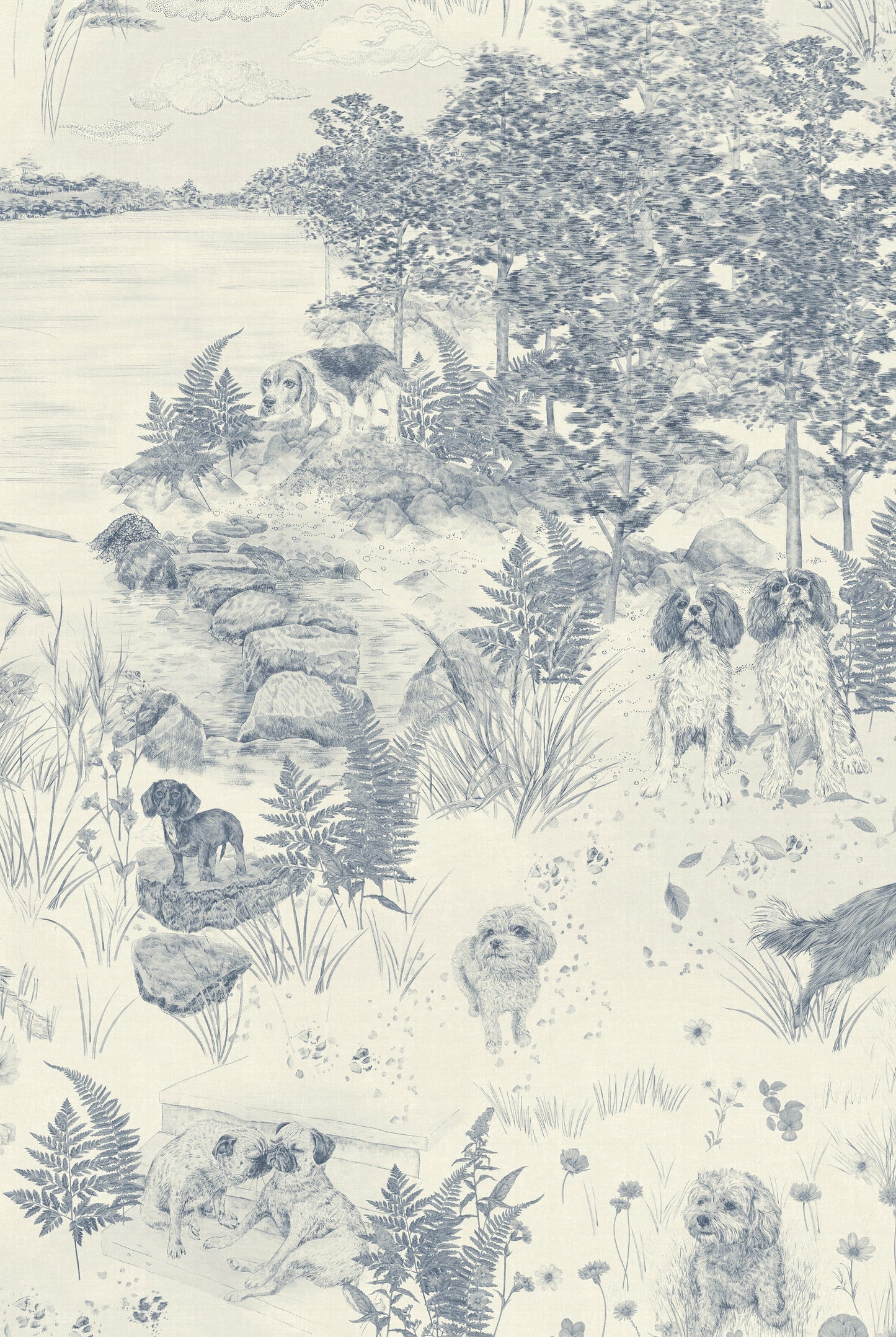 Papier Peint DOG TALES Toile