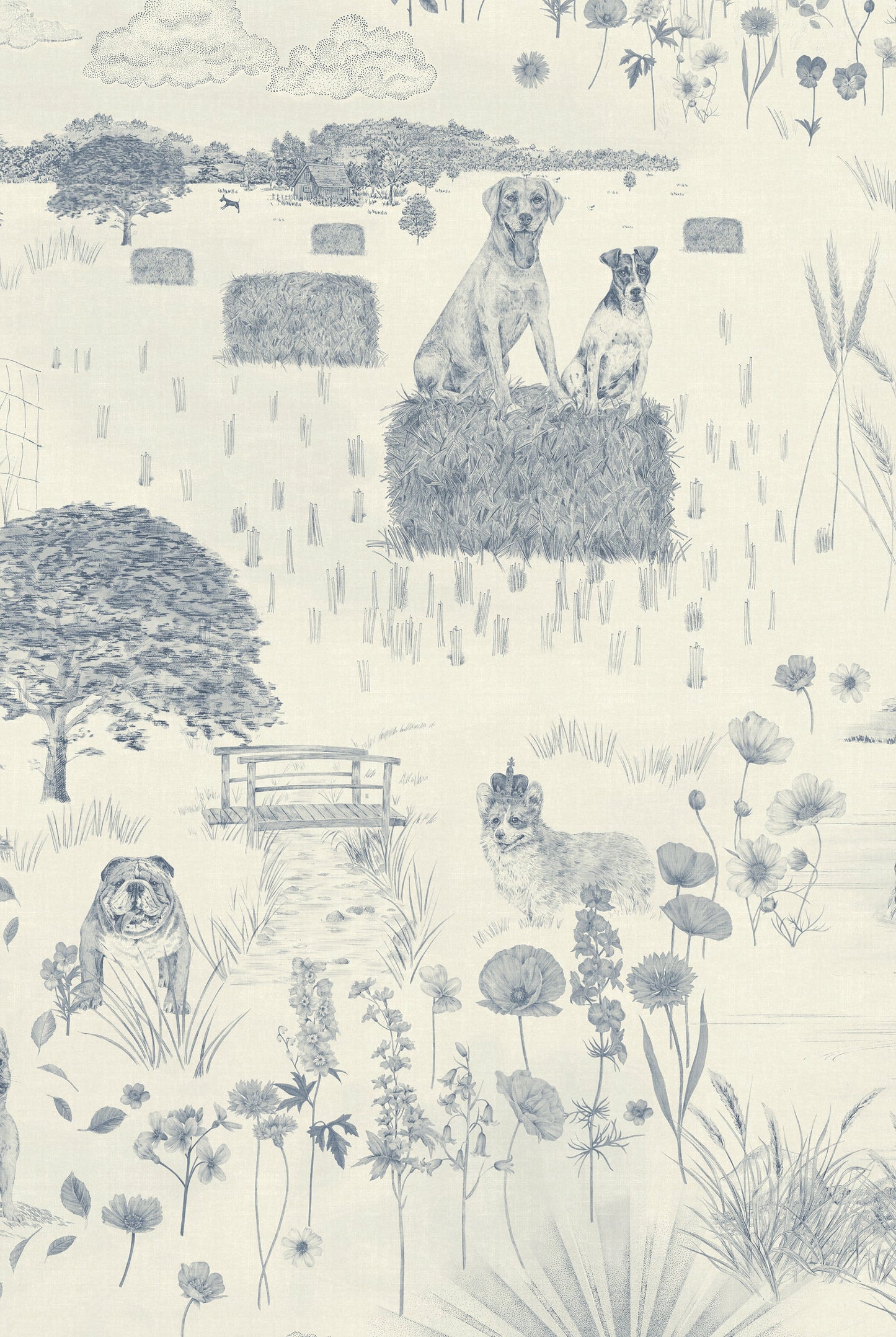 Papier Peint DOG TALES Toile