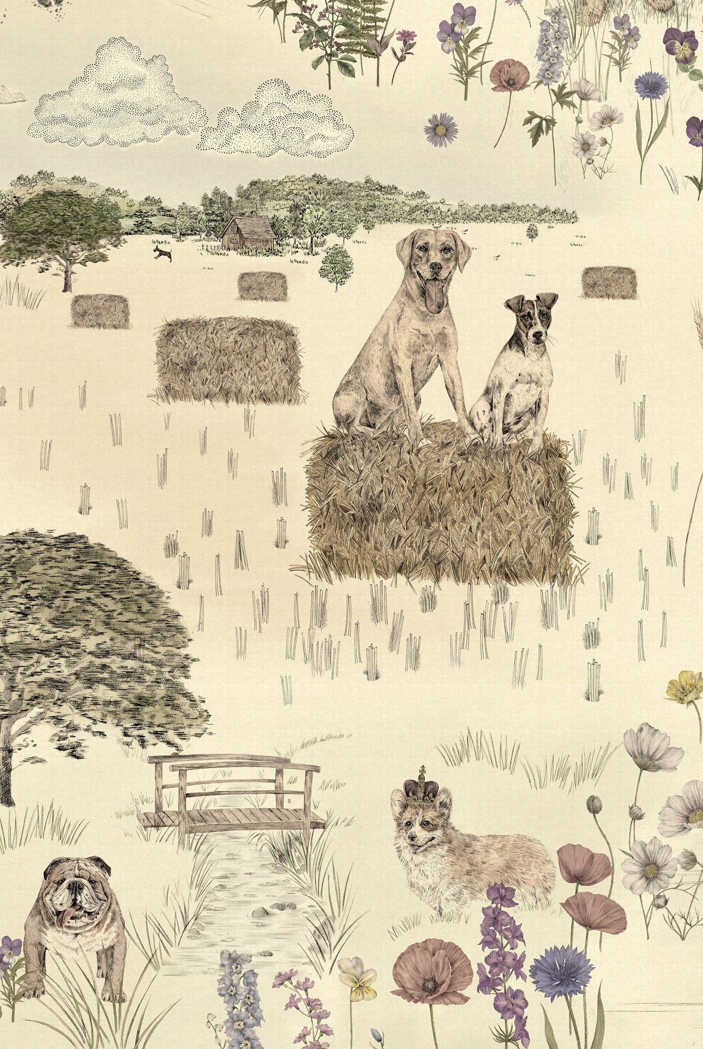 Papier Peint DOG TALES Storybook