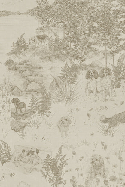 Papier Peint DOG TALES Egyptian Cotton