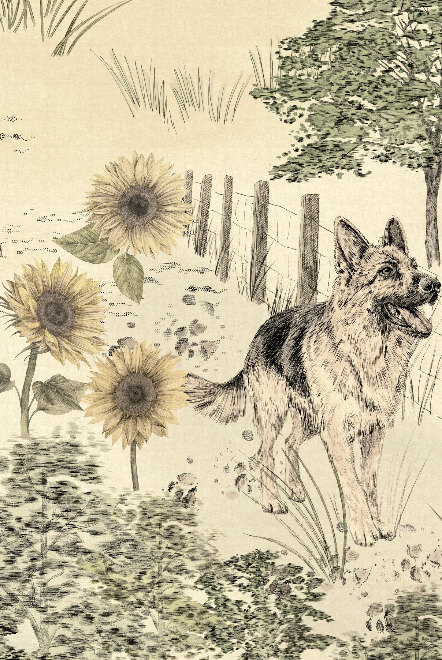 Papier Peint DOG TALES Storybook