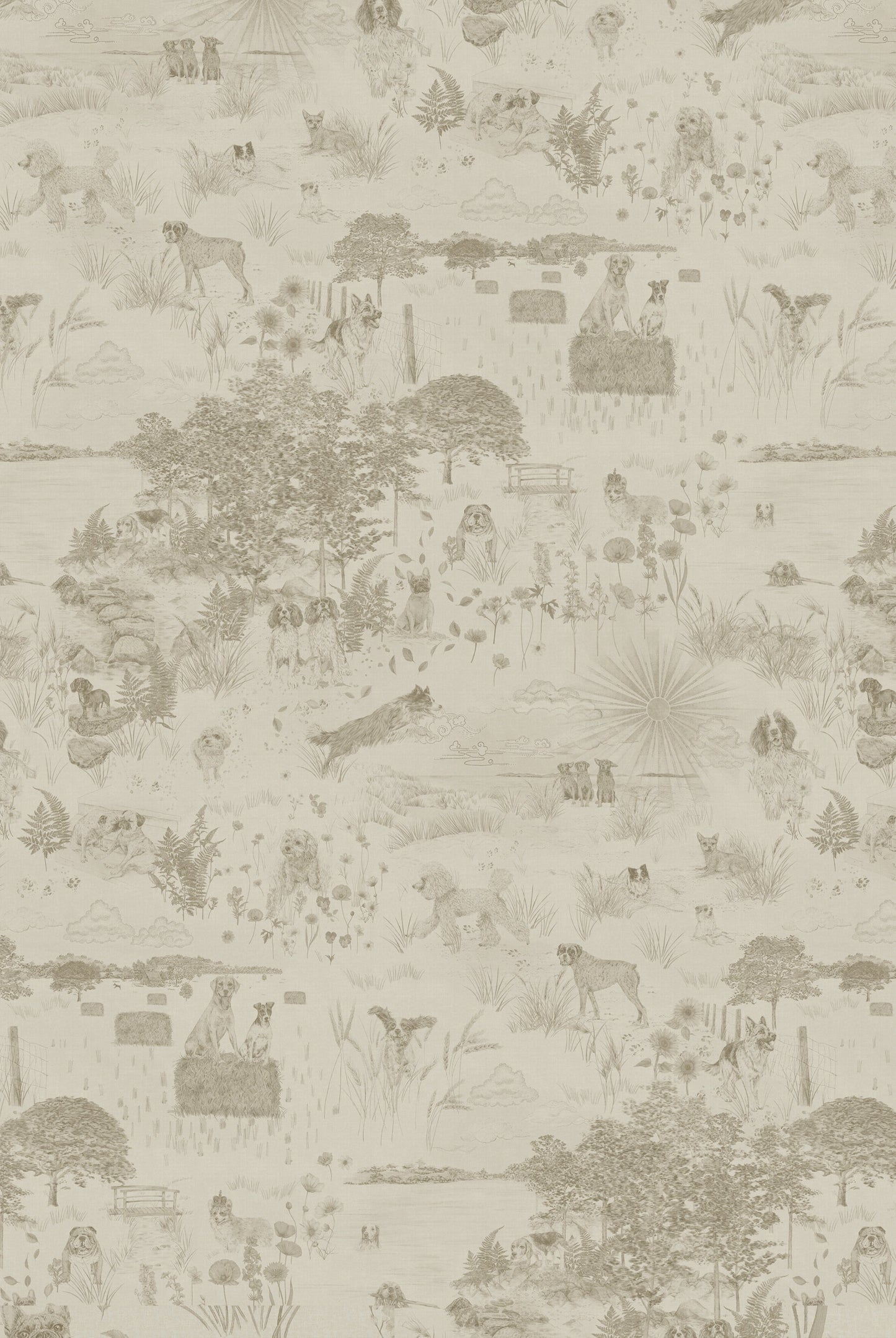 Papier Peint DOG TALES Egyptian Cotton