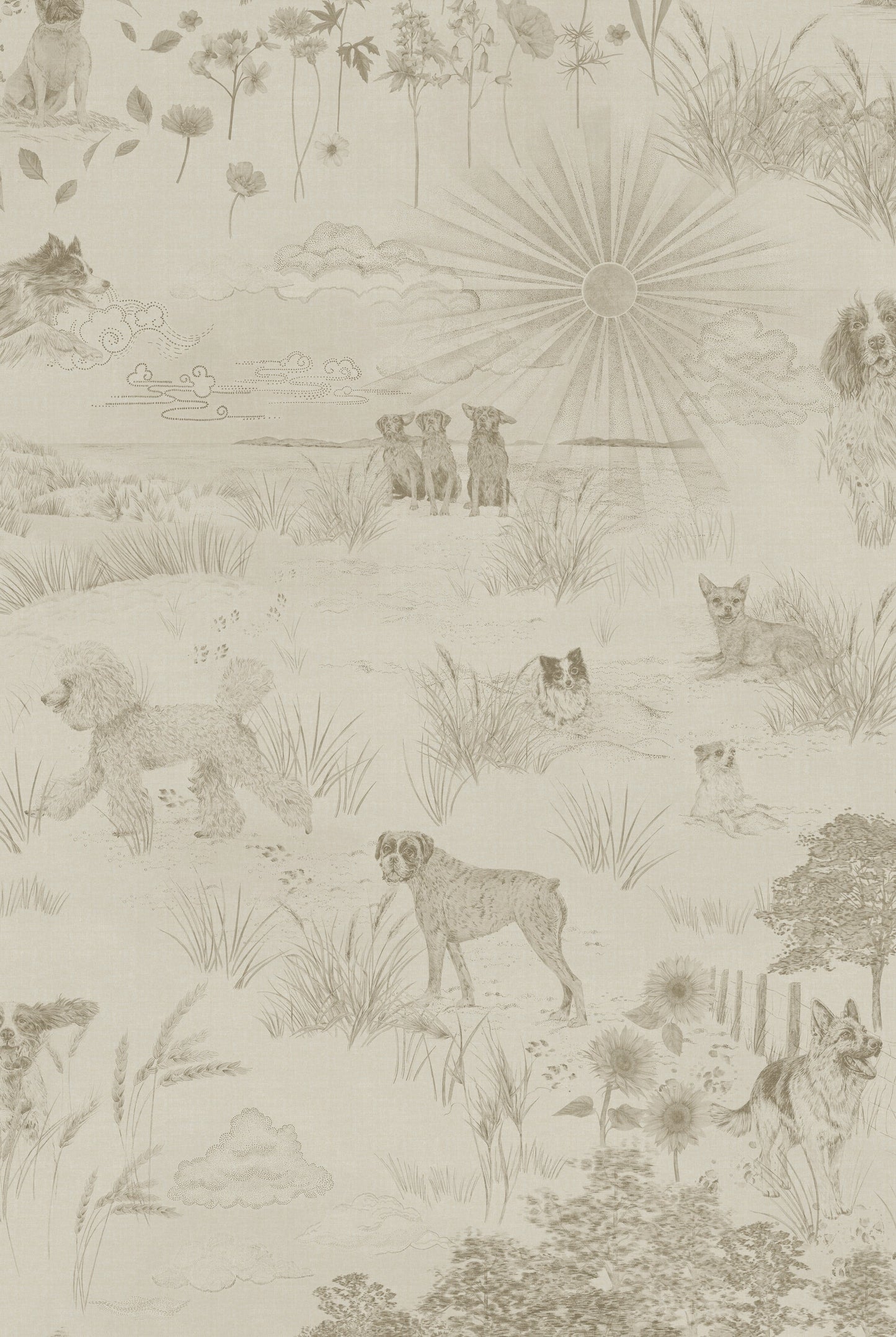 Papier Peint DOG TALES Egyptian Cotton