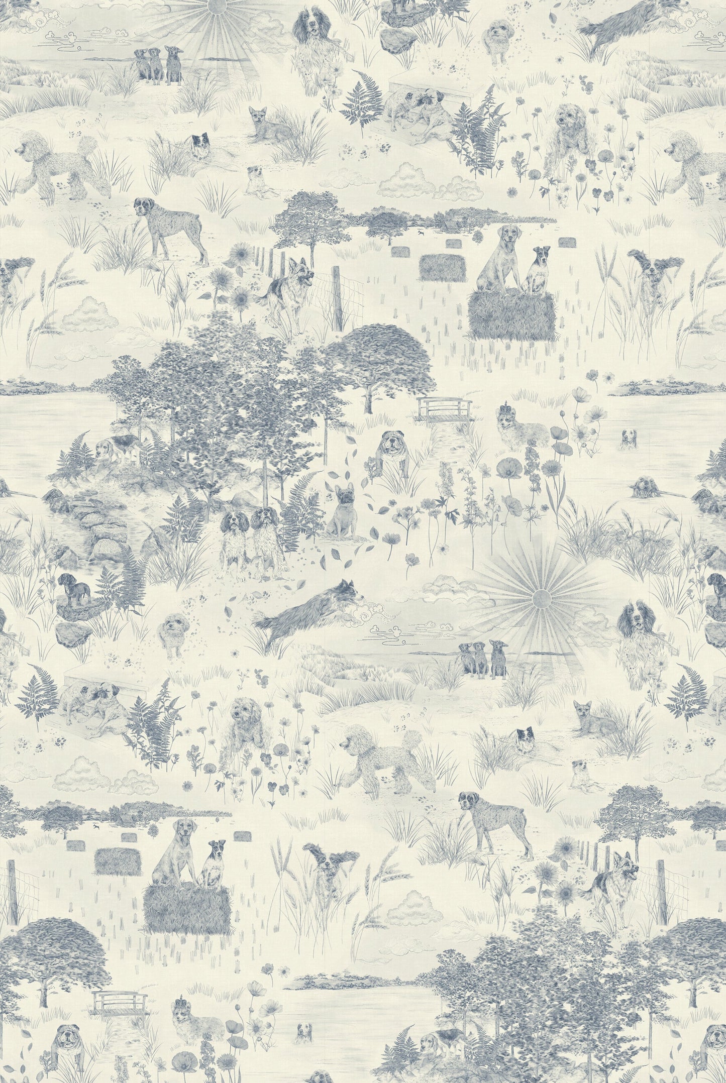 Papier Peint DOG TALES Toile