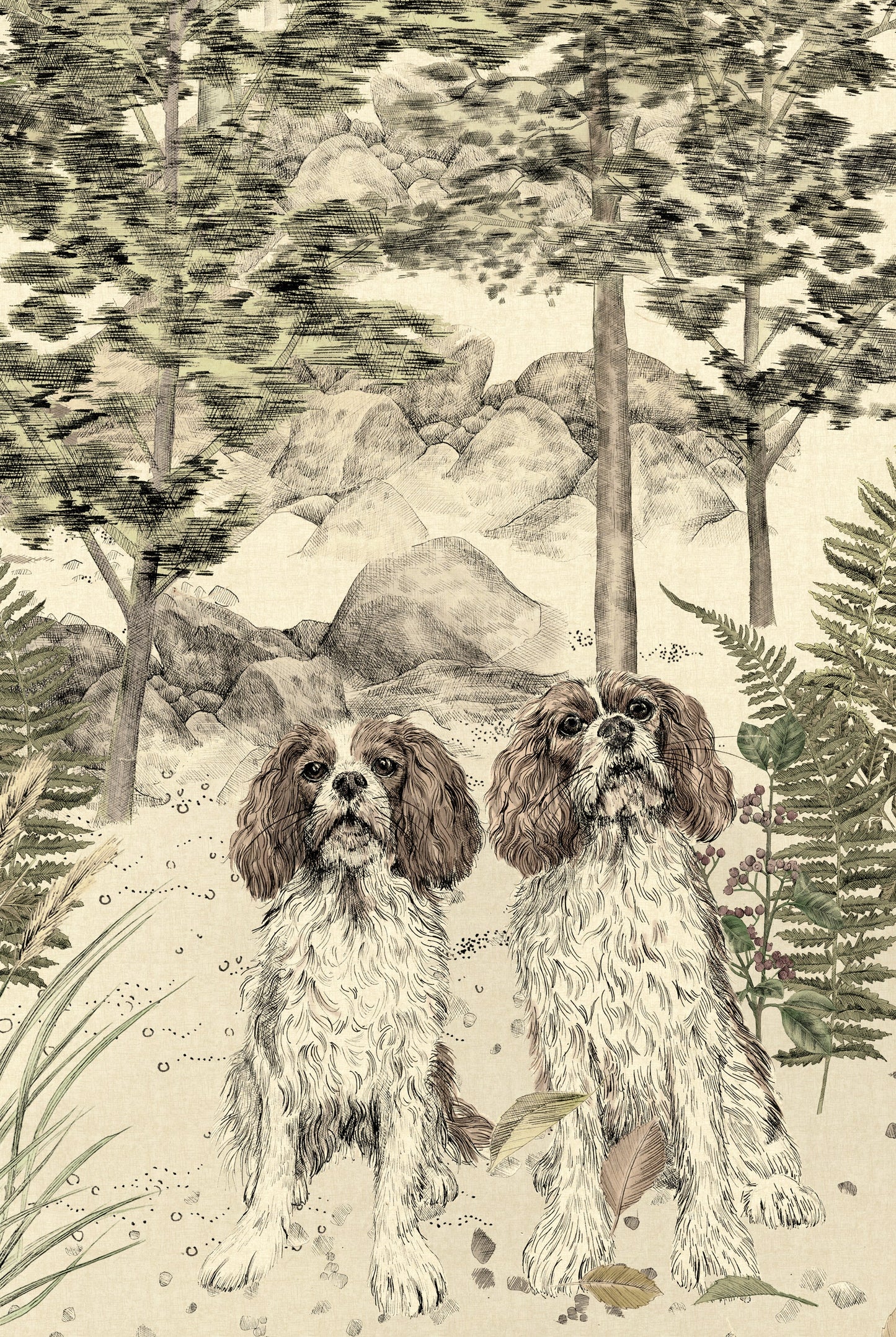 Papier Peint DOG TALES Storybook