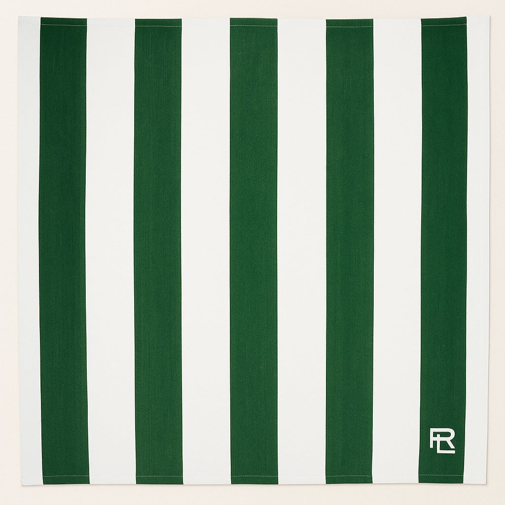 Serviette de plage Henley Verte