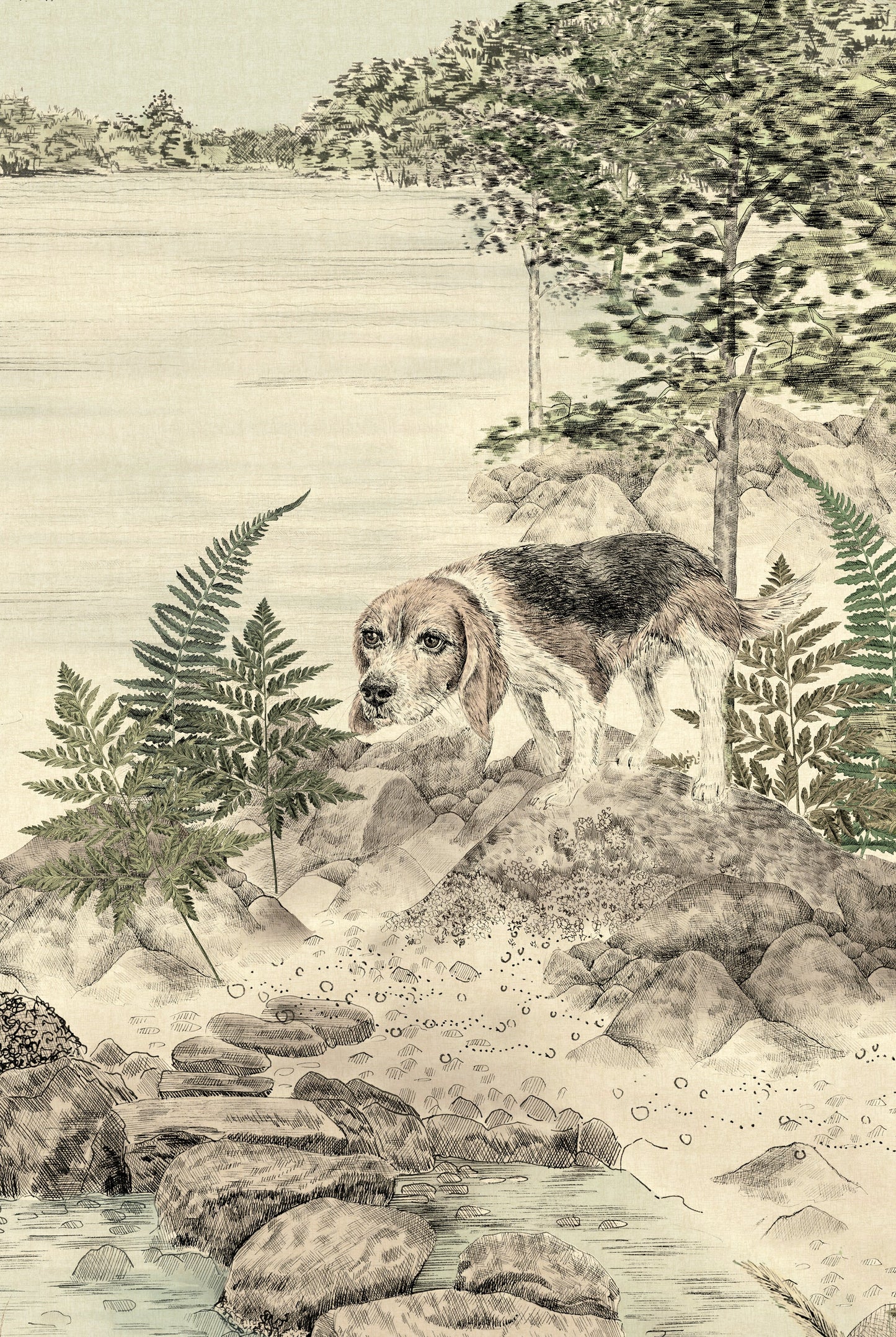 Papier Peint DOG TALES Storybook