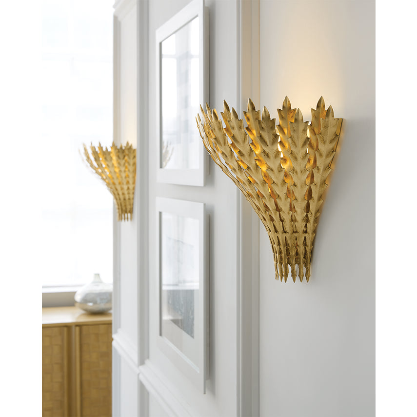 Hampton Gold Wandlampe