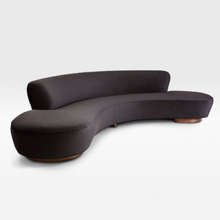 Freeform gebogenes Sofa