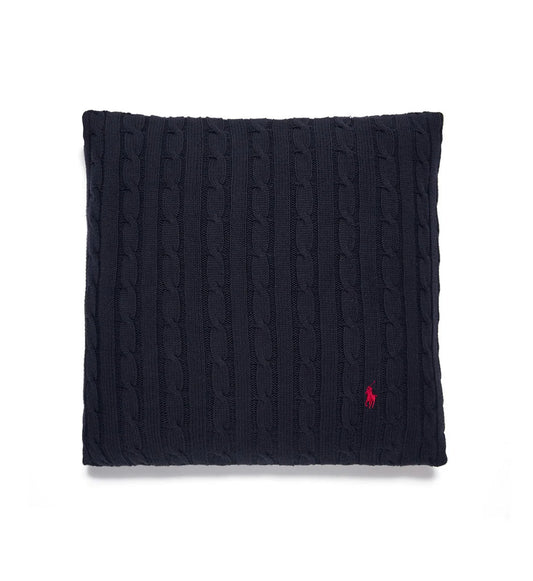 Navy Blue Cable Cushion