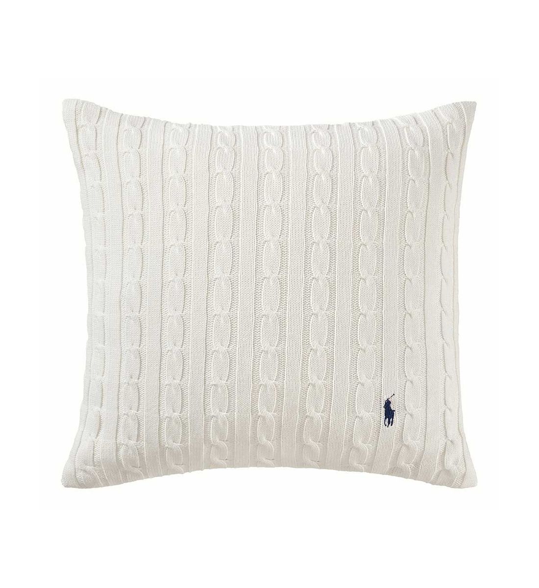 Coussin Cable Blanc