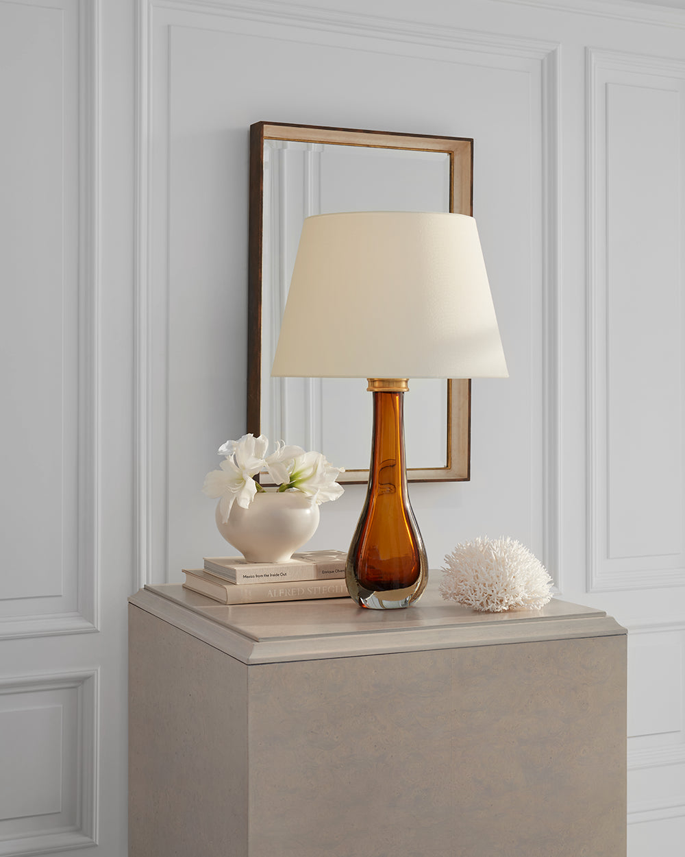 Melange Wall Lamp - Bronze and Alabaster 