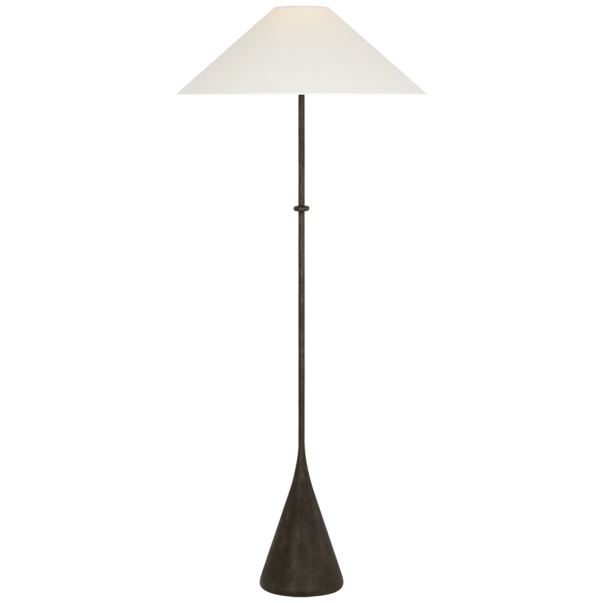 Lampadaire Zealous 62” Bronze et Lin