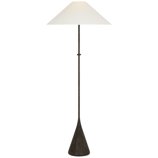 Lampadaire Zealous 62” Bronze et Lin