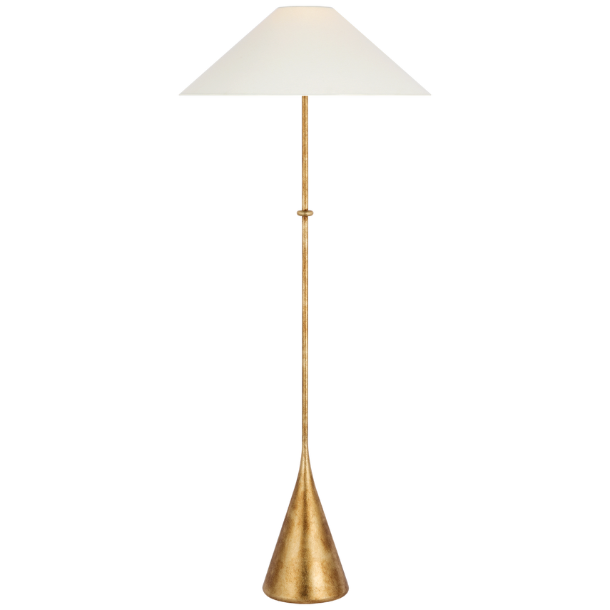 Lampadaire Zealous 62” Doré et Lin