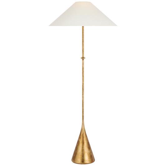 Lampadaire Zealous 62” Doré et Lin