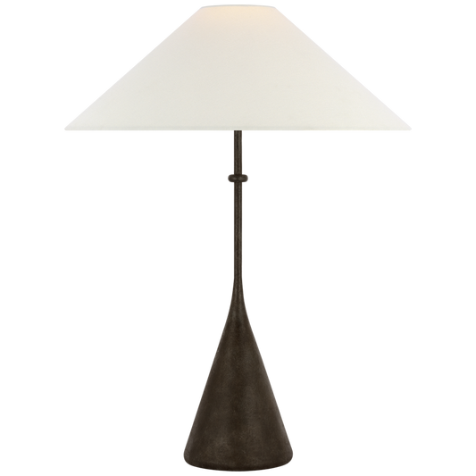 Lampe de table Zealous 30'' Bronze et Lin