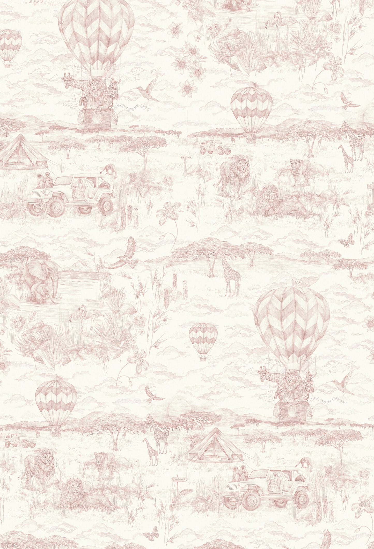 Papier Peint LYONS DEN Baby Pink