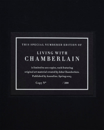 Livre Living with Chamberlain, Art in Residence (Special Edition)