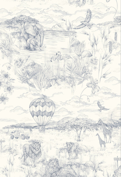 Papier Peint LYONS DEN Baby Blue