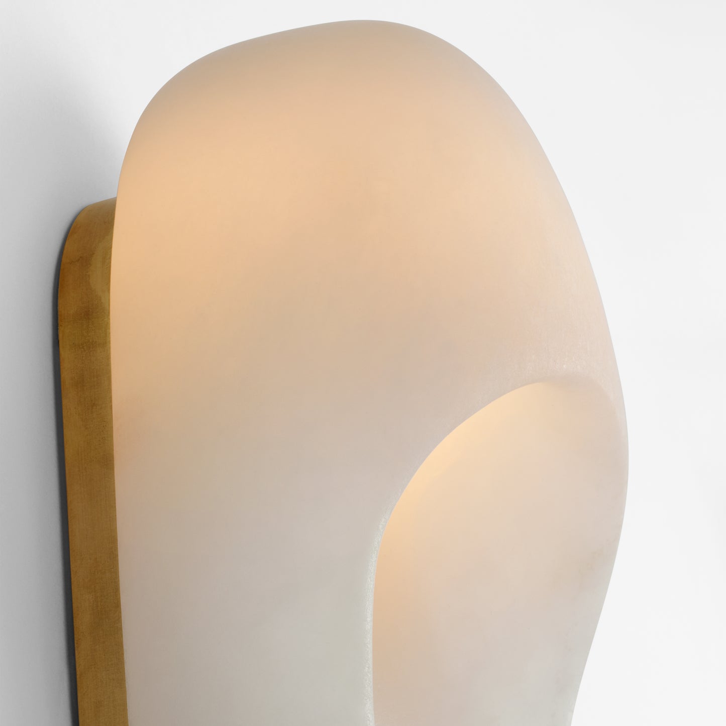 Melange Wandleuchte – Bronze und Alabaster 