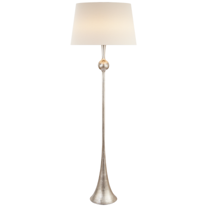 Dover Burnished Silver Leaf Floor Lamp