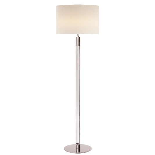 Riga Nickel Floor Lamp