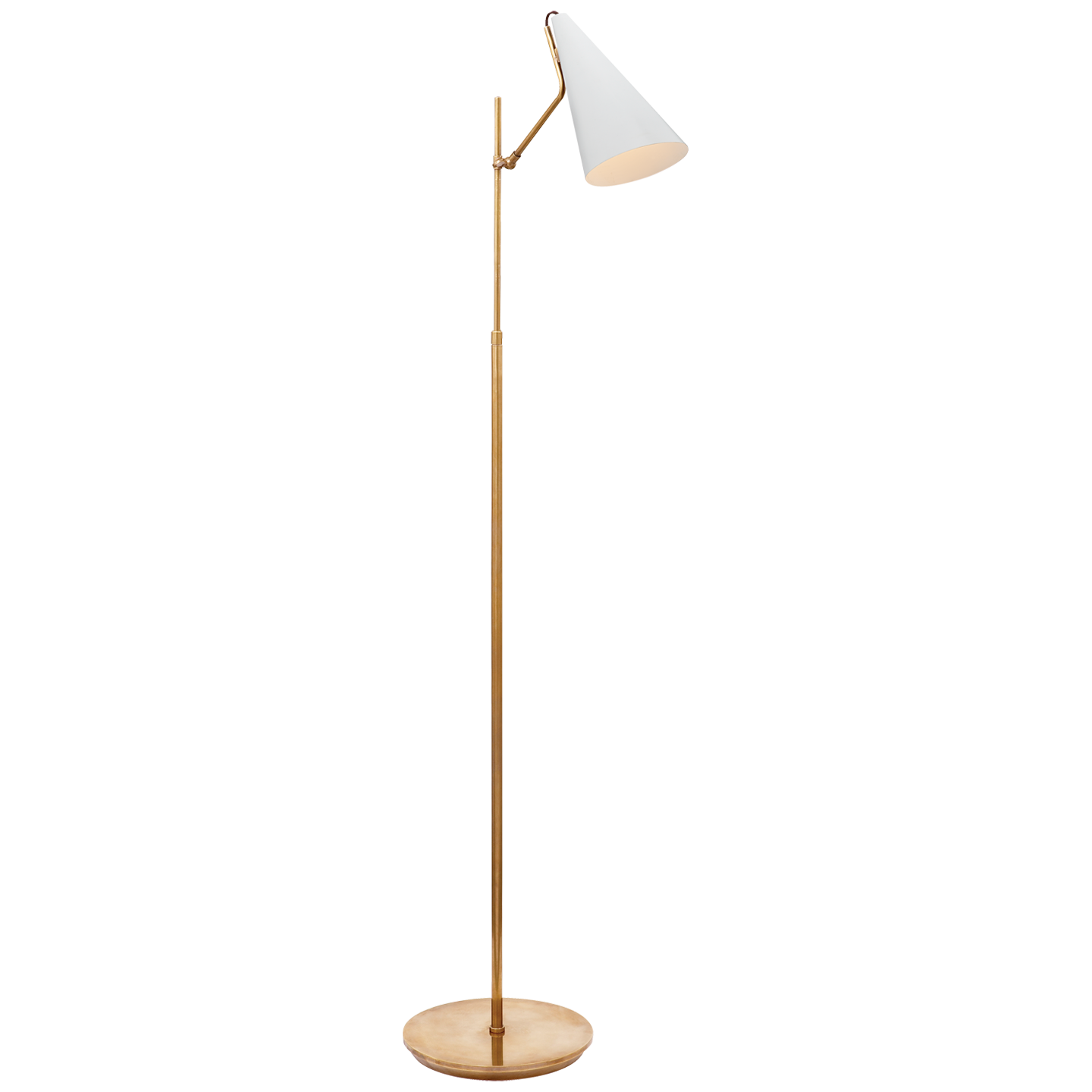 Clemente Floor Lamp White Plaster