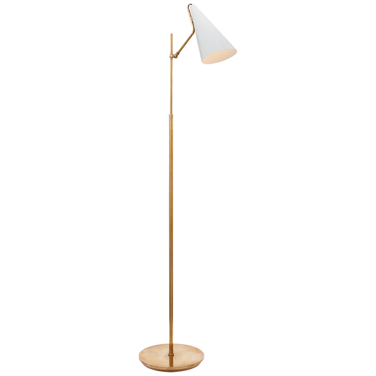 Clemente Floor Lamp White Plaster