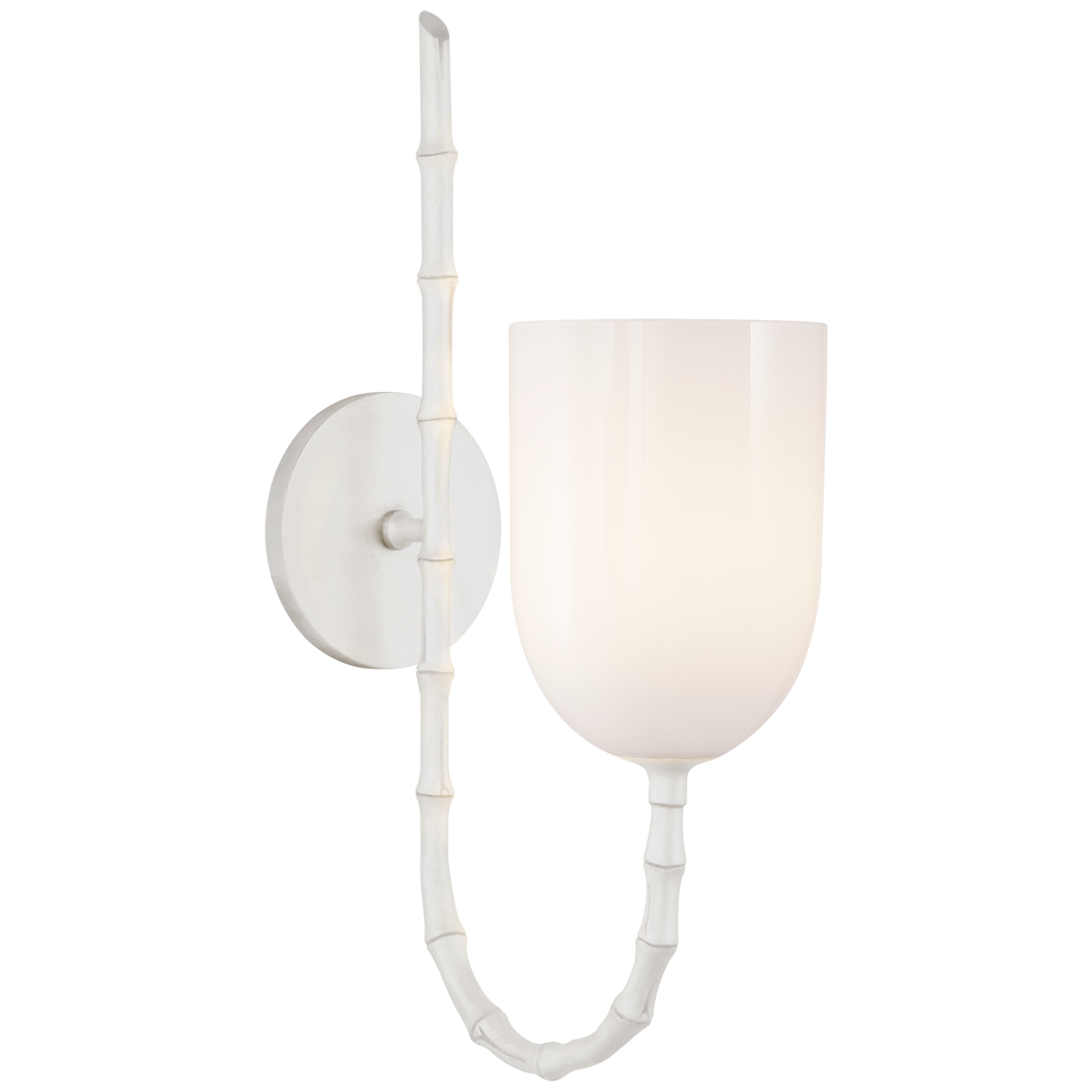 Edgemere White Plaster Wall Lamp