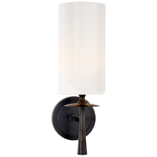 Drunmore Single Bronze and Crystal Wall Lamp 