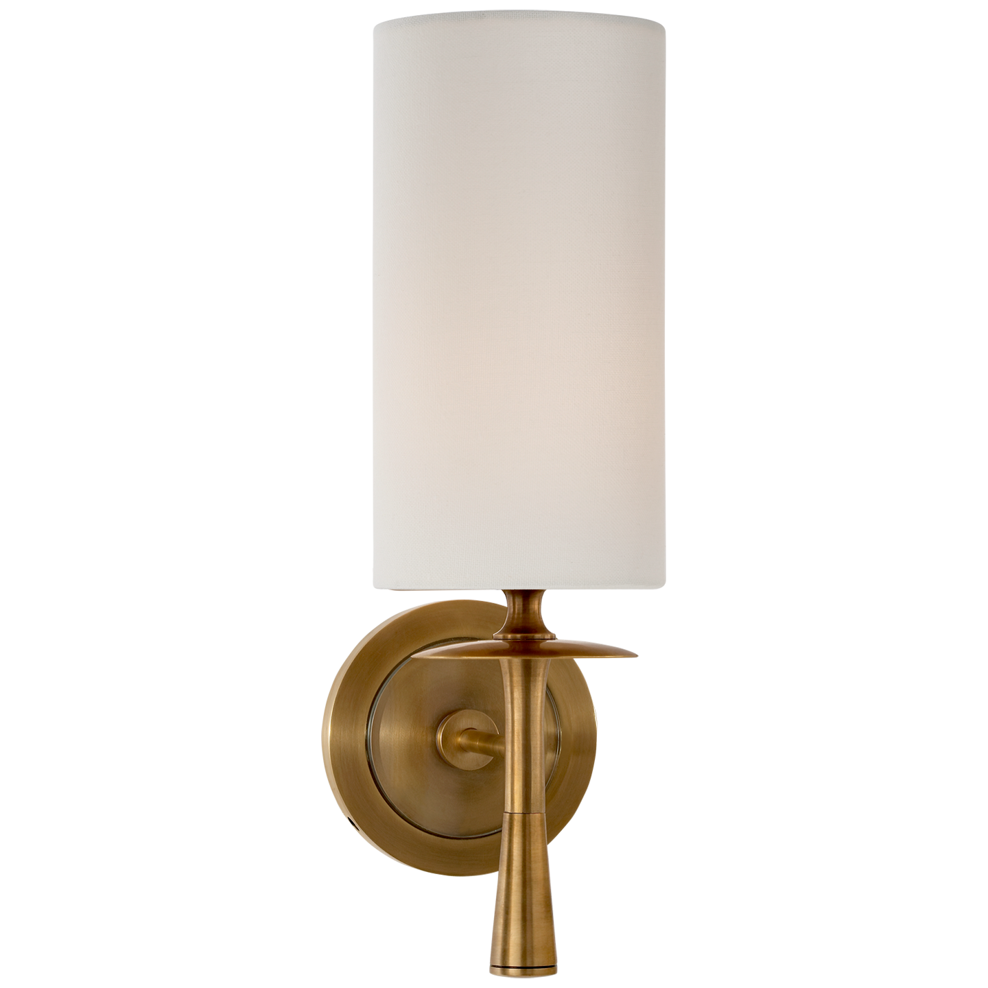 Drunmore Single Brass Wall Lamp