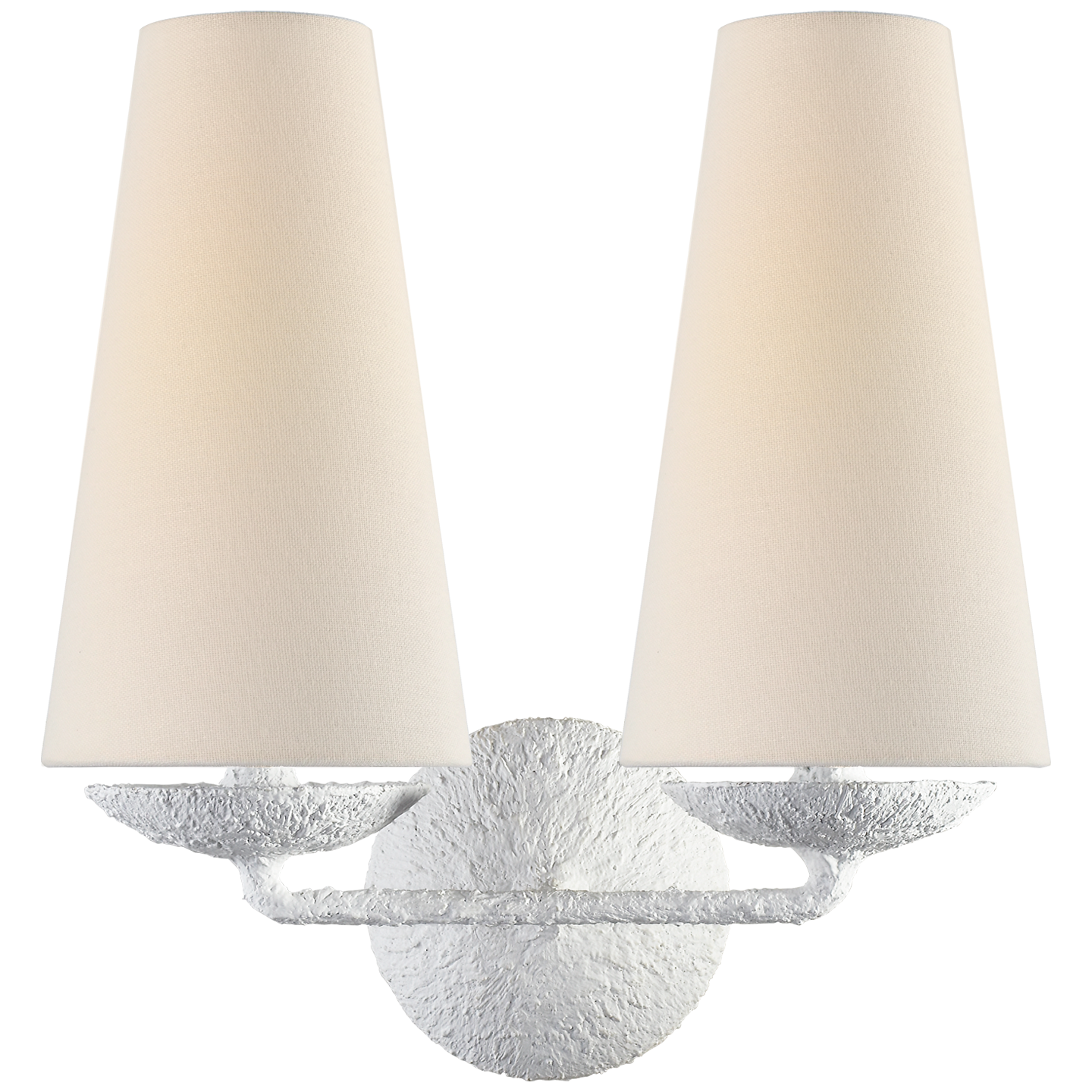 Double Plaster Fountain Wall Lamp