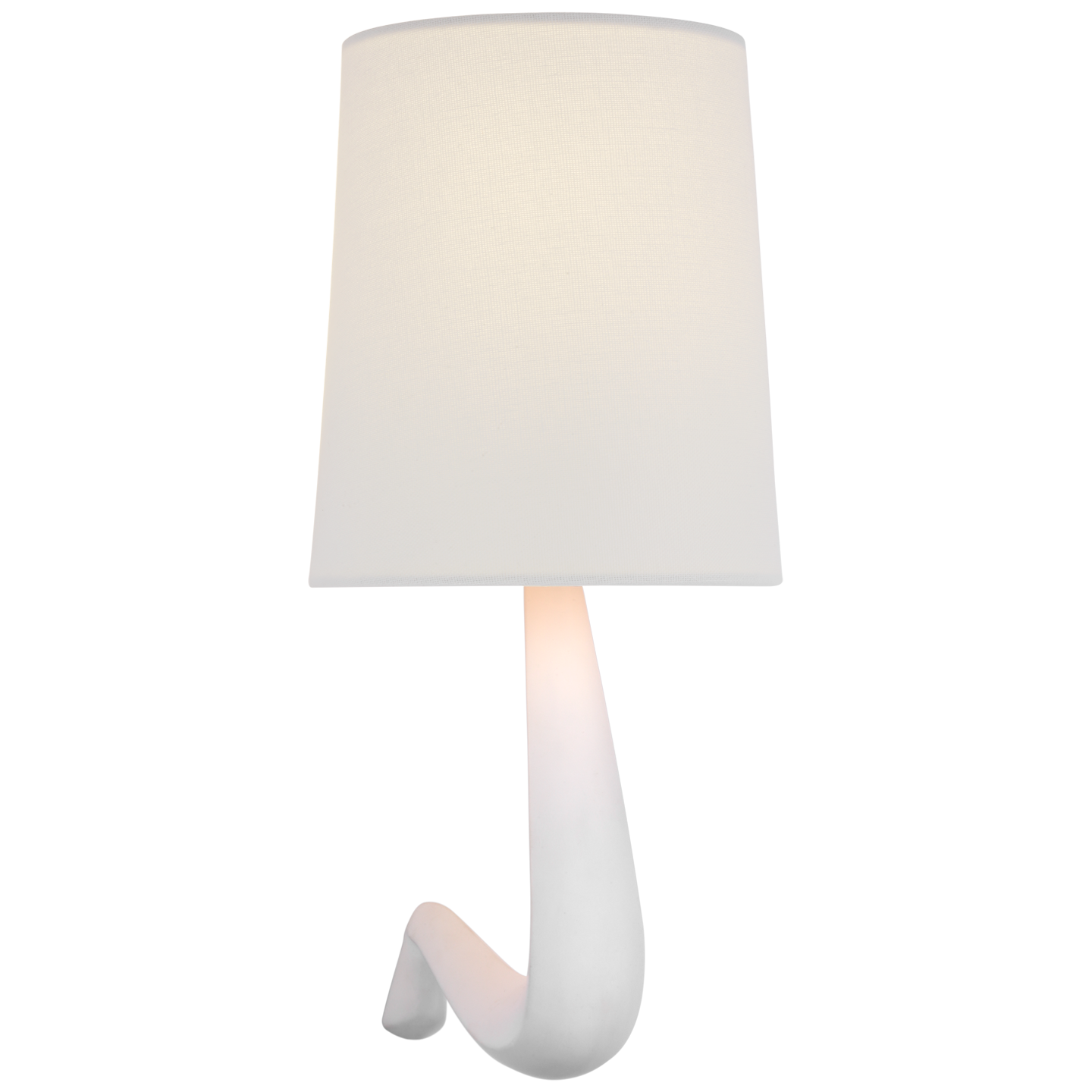 Gaya Medium White Plaster Wall Lamp
