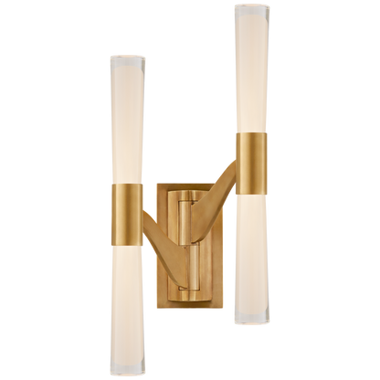 Brenta Double Articulated Brass Wall Lamp