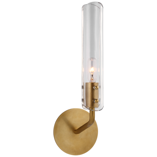 Casoria Wall Lamp 14" Single Brass