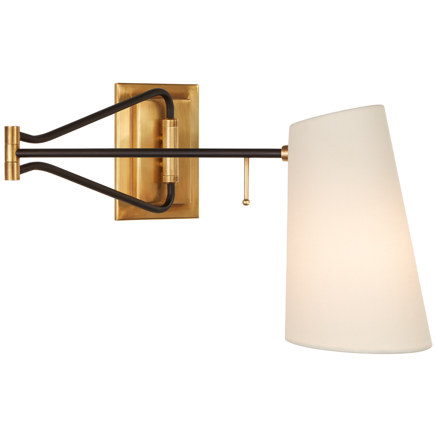 Keil Wall Lamp Black Brass