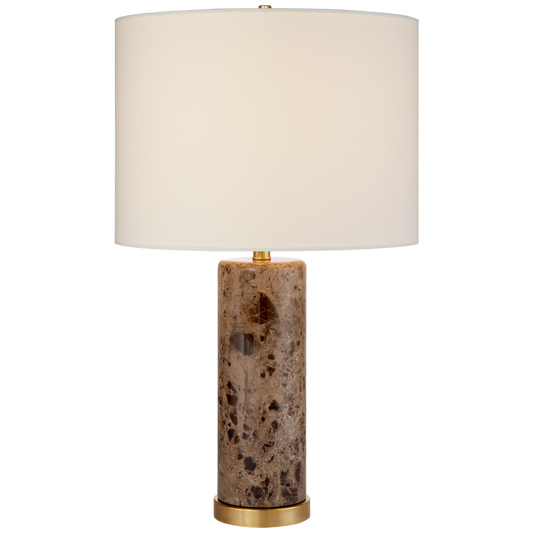 Brown Marble Cliff Lamp