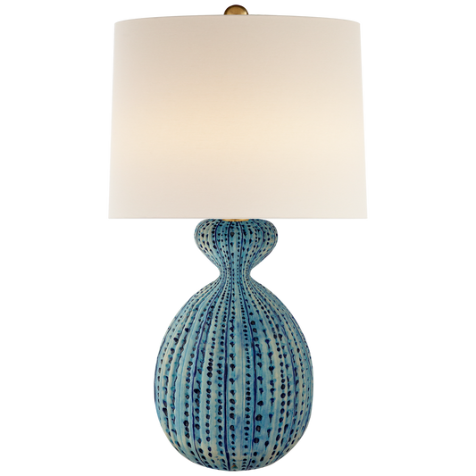 Gannet Pebbled Aquamarine Lamp 