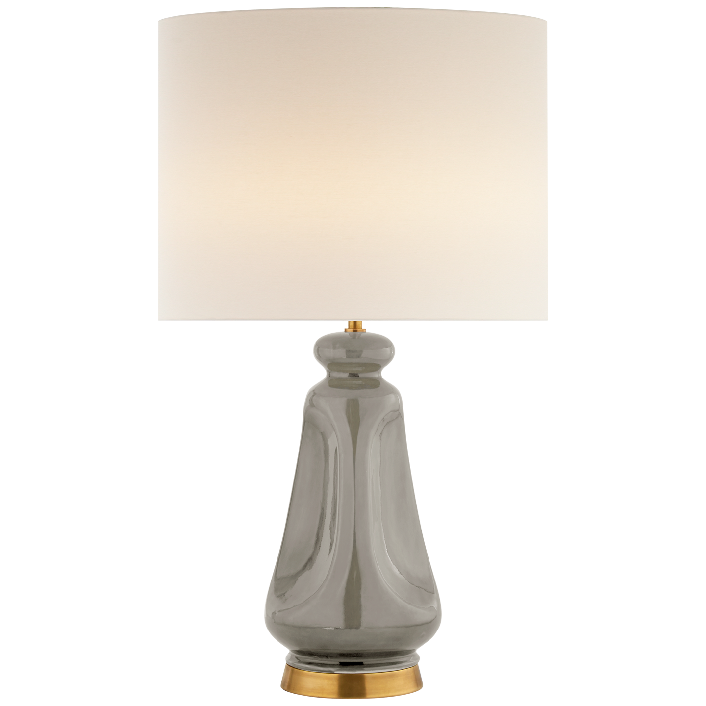 Kapila Shell Gray Lamp