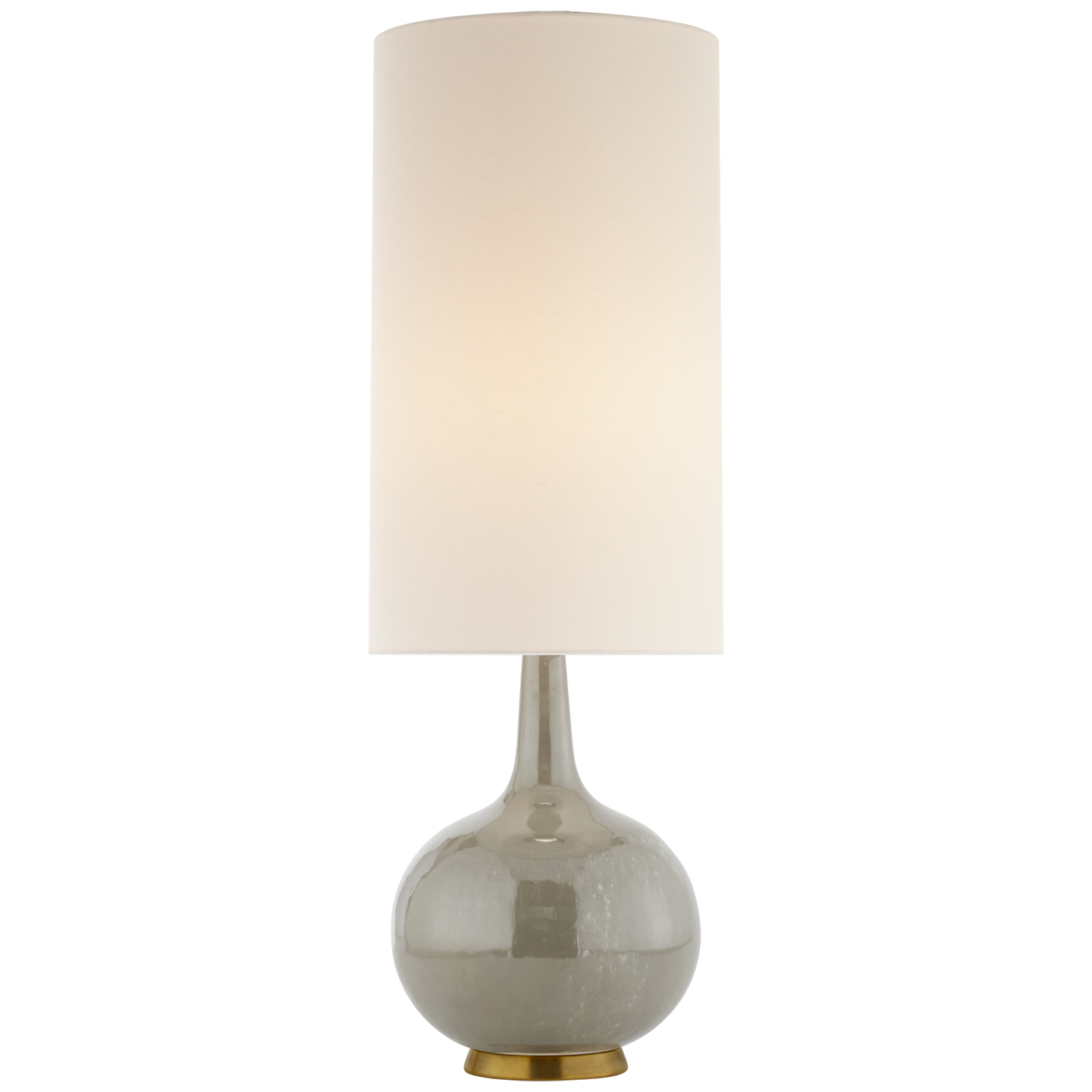 Hunlen Shell Gray Lamp