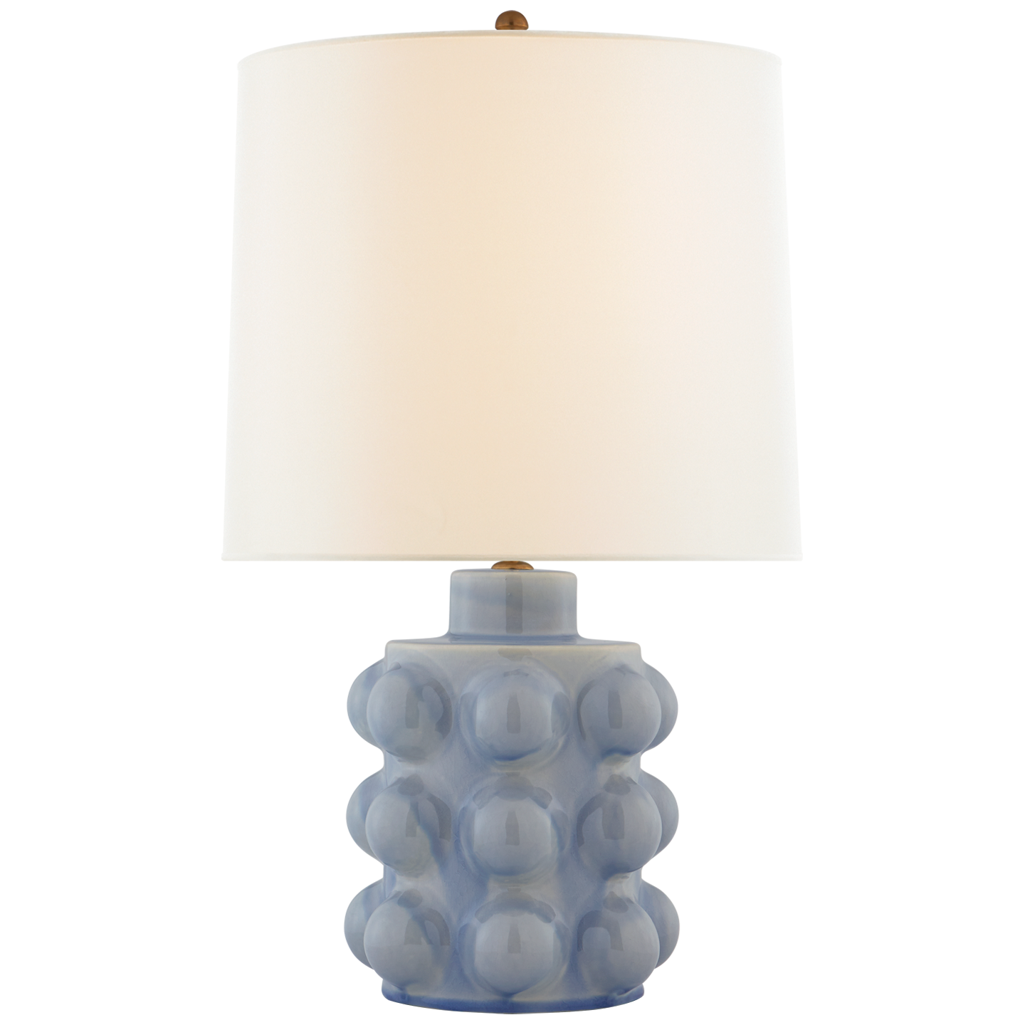 Cracked Polar Blue Vedra Lamp 