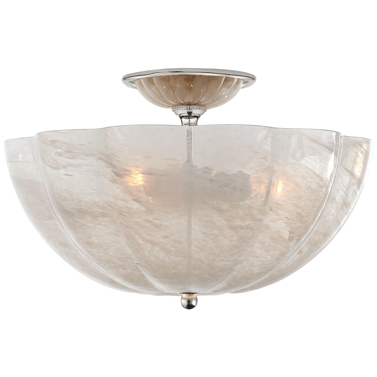 Rosehill Nickel Ceiling Light