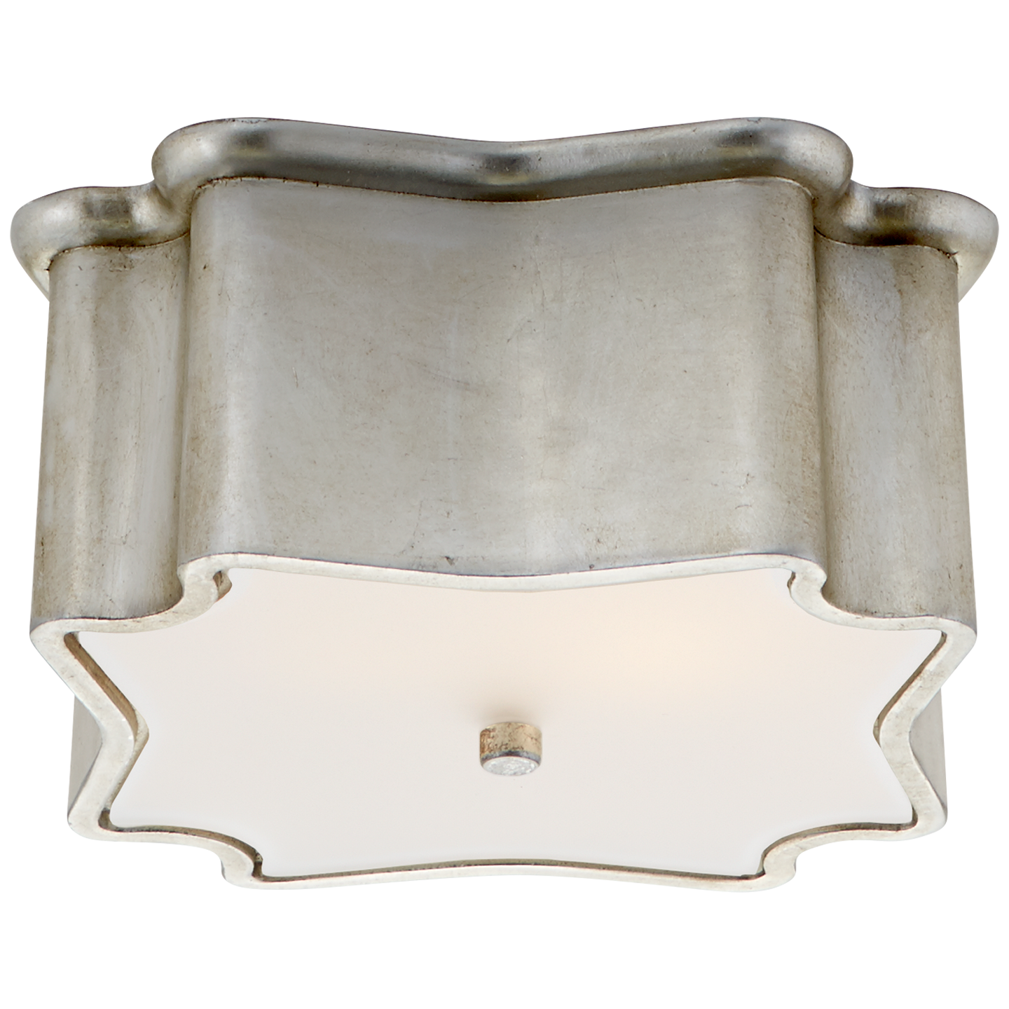 Bolsena Ceiling Lamp Burnished Silver Leaf