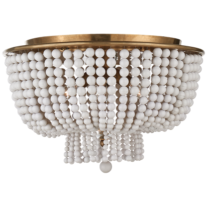 Jacqueline Ceiling Light Brass White Acrylic