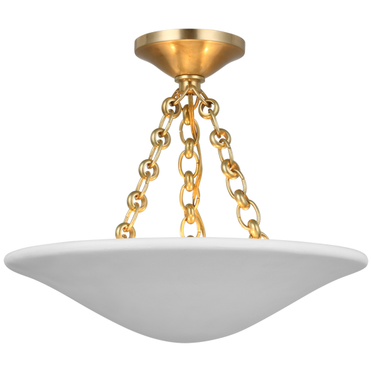 Mollino Ceiling Light 16" Brass