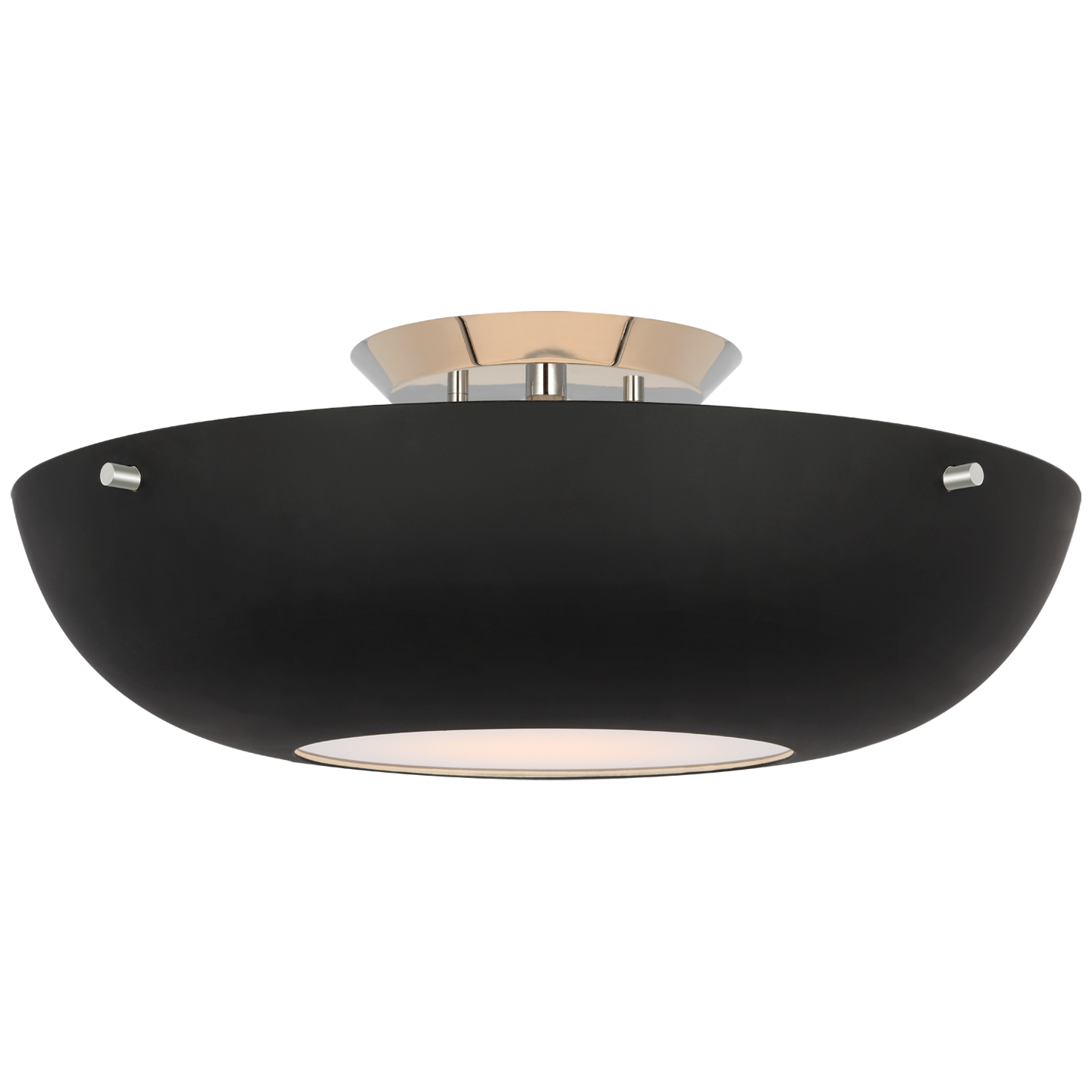 Valencia Ceiling Light 16" Matte Black Nickel