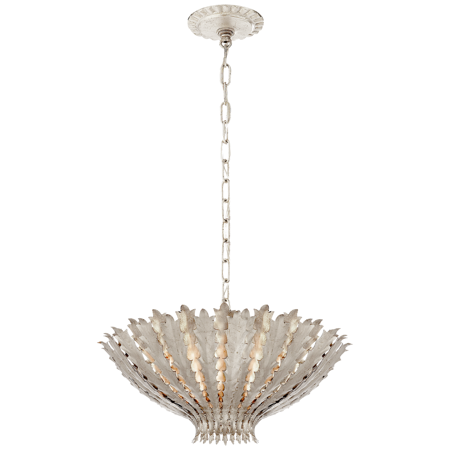 Suspension Hampton Small Feuille d'Argent Bruni